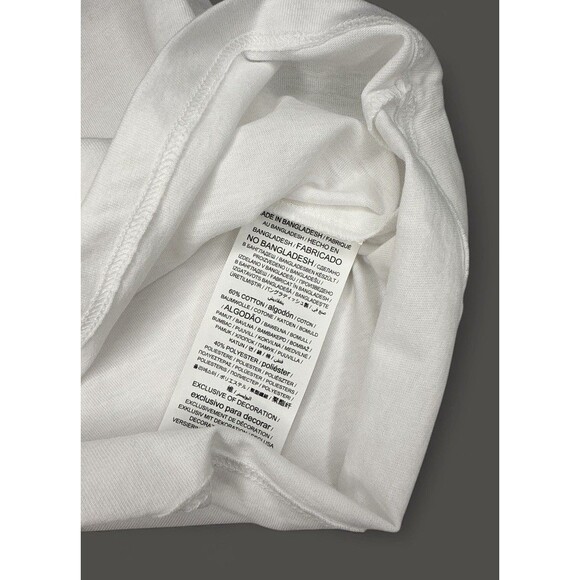 Chicago Cubs Genuine Merch Majestic Brand Womens Vneck Tshirt white/blue X-Large - Picture 2 of 4